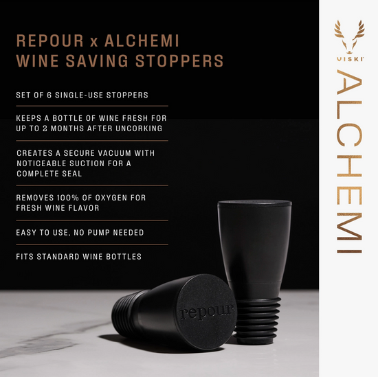 REPOUR ALCHEMI WINE SAVING STOPPERS