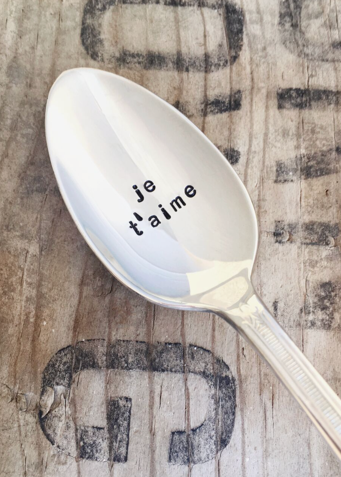 JE T'AIME TEASPOON