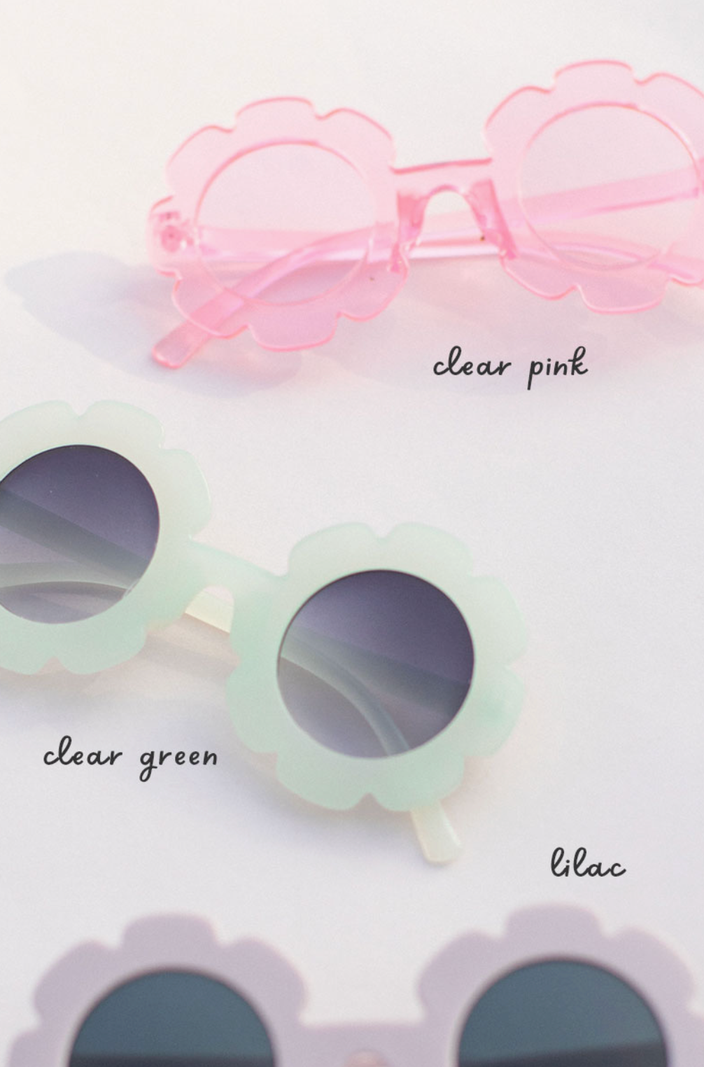 3 pcs Boys Girls 6-12 years round polycarbonate sunflower shape comfortable  and fashionable sunglasses for daily travel use | SHEIN