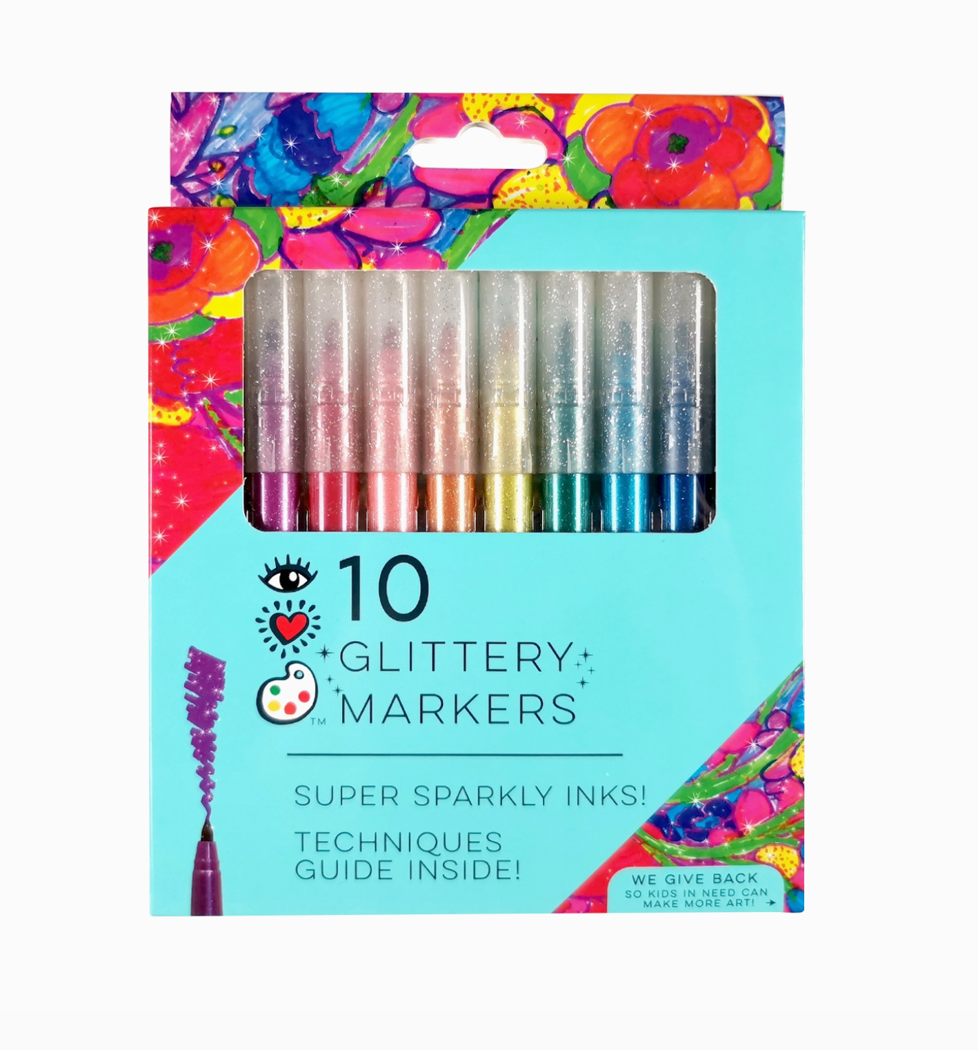 GLITTERY MARKERS