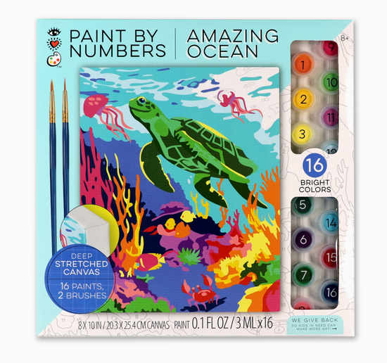 PAINT BY NUMBERS AMAZING OCEAN