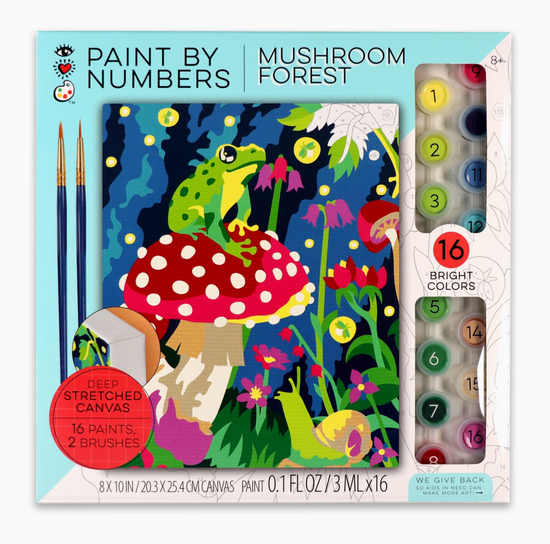 PAINT BY NUMBERS MUSHROOM FOREST