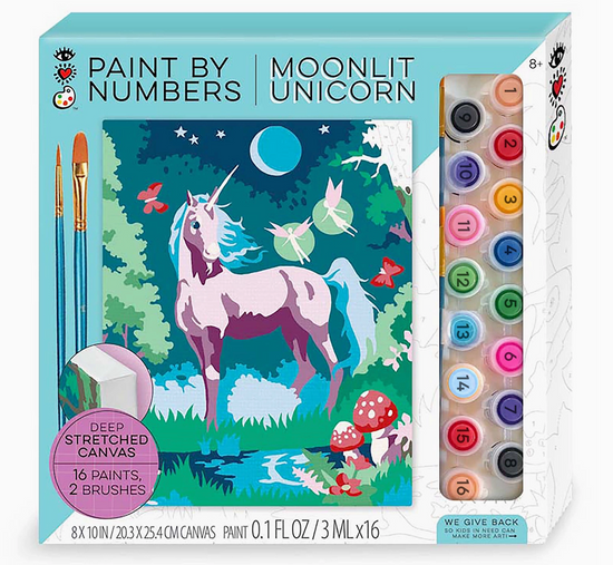 PAINT BY NUMBERS MOONLIT UNICORN