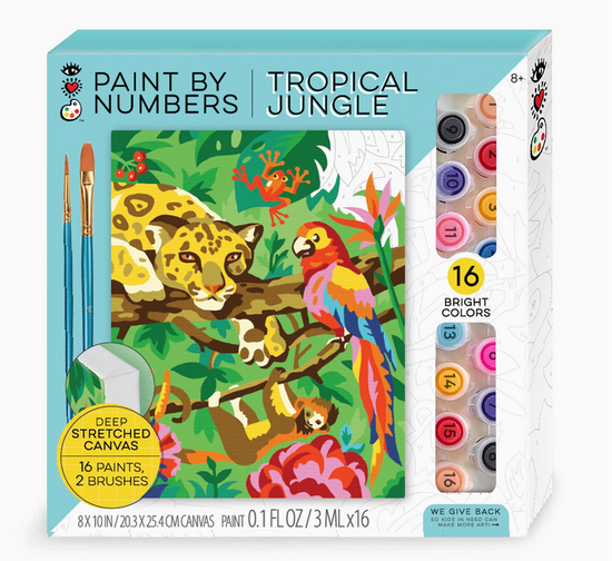 PAINT BY NUMBERS TROPICAL JUNGLE
