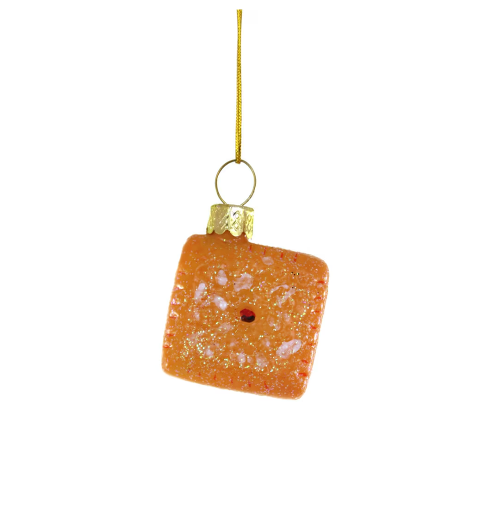 CHEESE IT CRACKER ORNAMENT