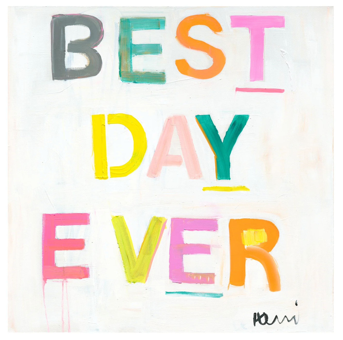 BEST DAY EVER BLOCK OF LOVE - KERRI ROSENTHAL