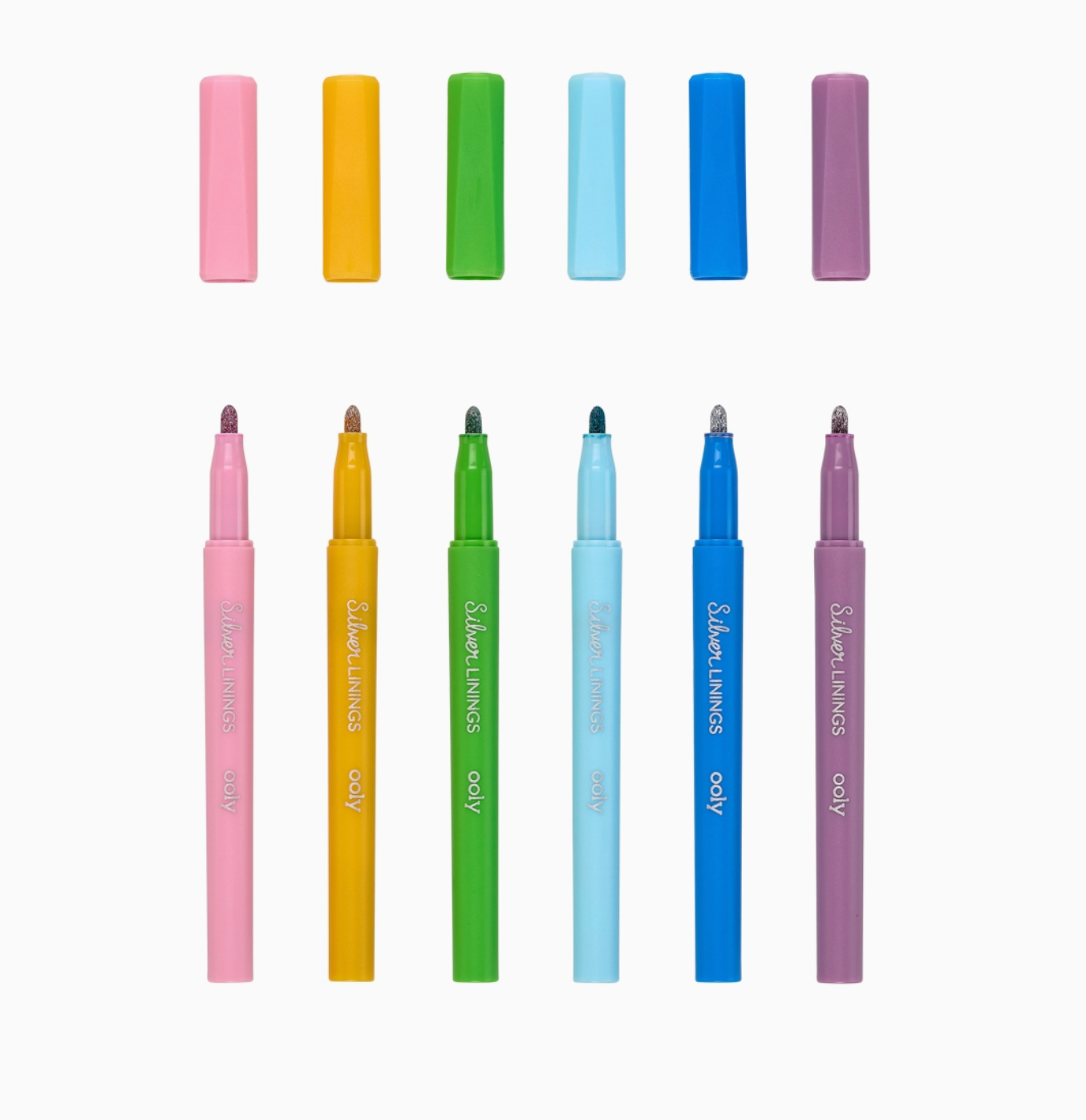 SILVER LININGS COLORFUL OUTLINE MARKERS OOLY