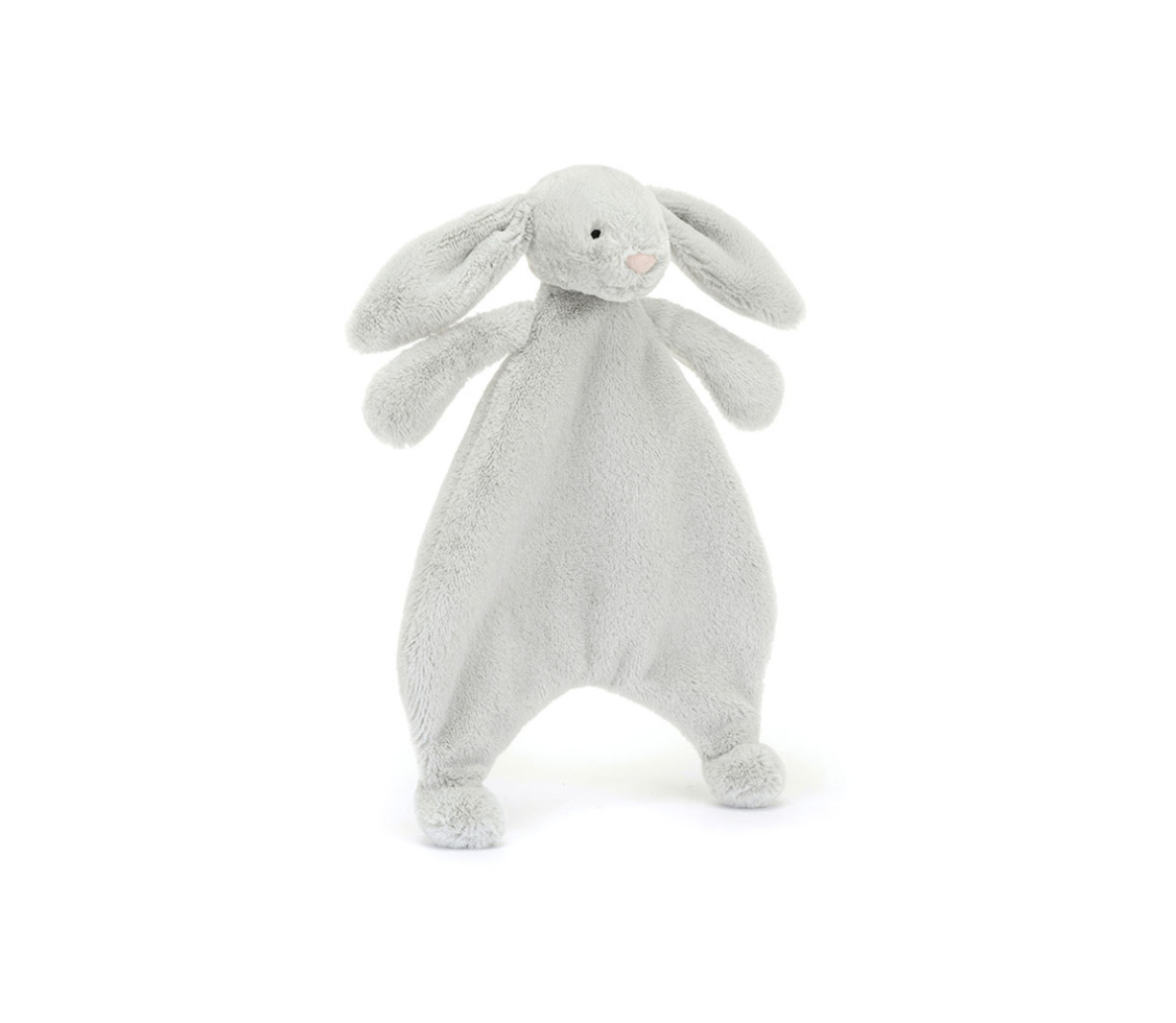 BASHFUL SILVER BUNNY COMFORTER JELLYCAT