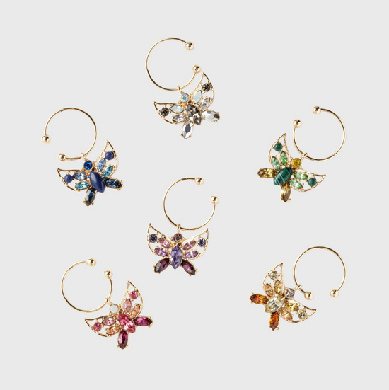 JOANNA BUCHANAN BUTTERFLY WINE CHARMS