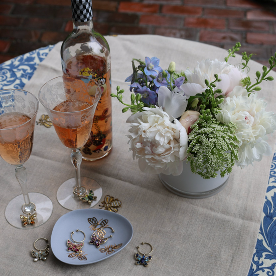 JOANNA BUCHANAN BUTTERFLY WINE CHARMS