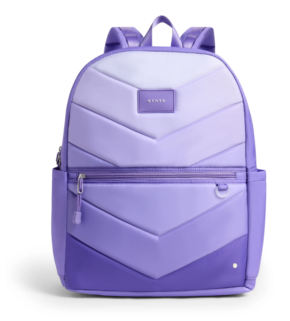 STATE KANE BACKPACK - LILAC CHEVRON