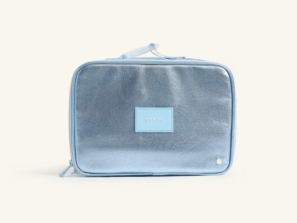 STATE RODGERS LUNCHBOX - BLUE METALLIC