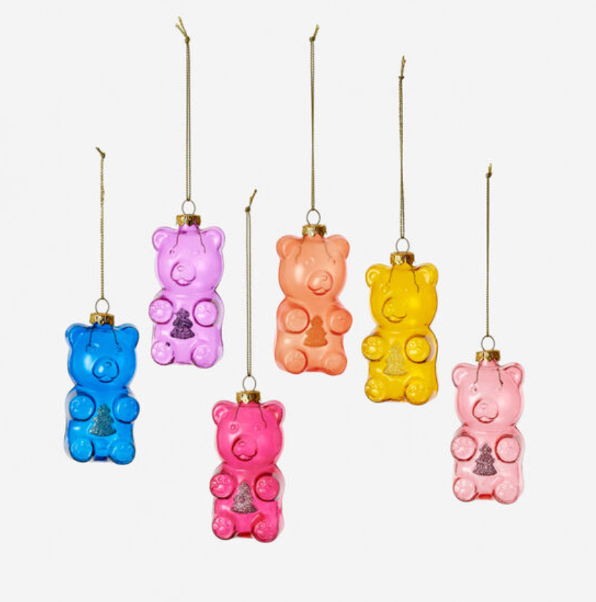 CHRISTMAS GUMMY BEAR ORNAMENT