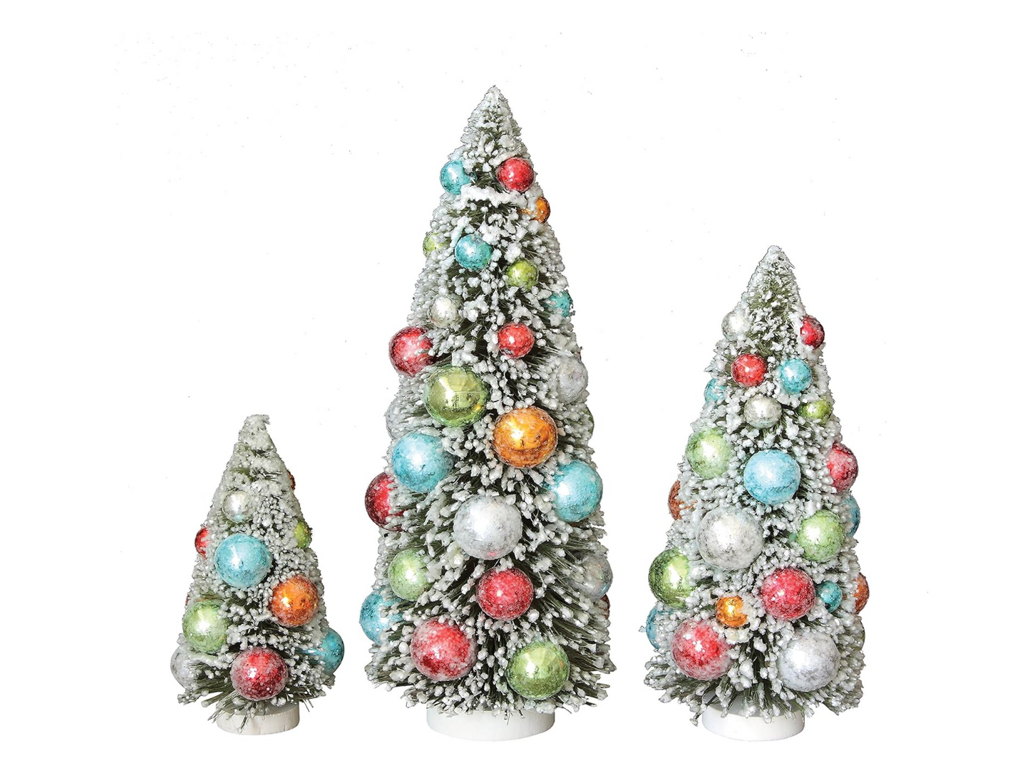 BOTTLE BRUSH CHRISTMAS TREES