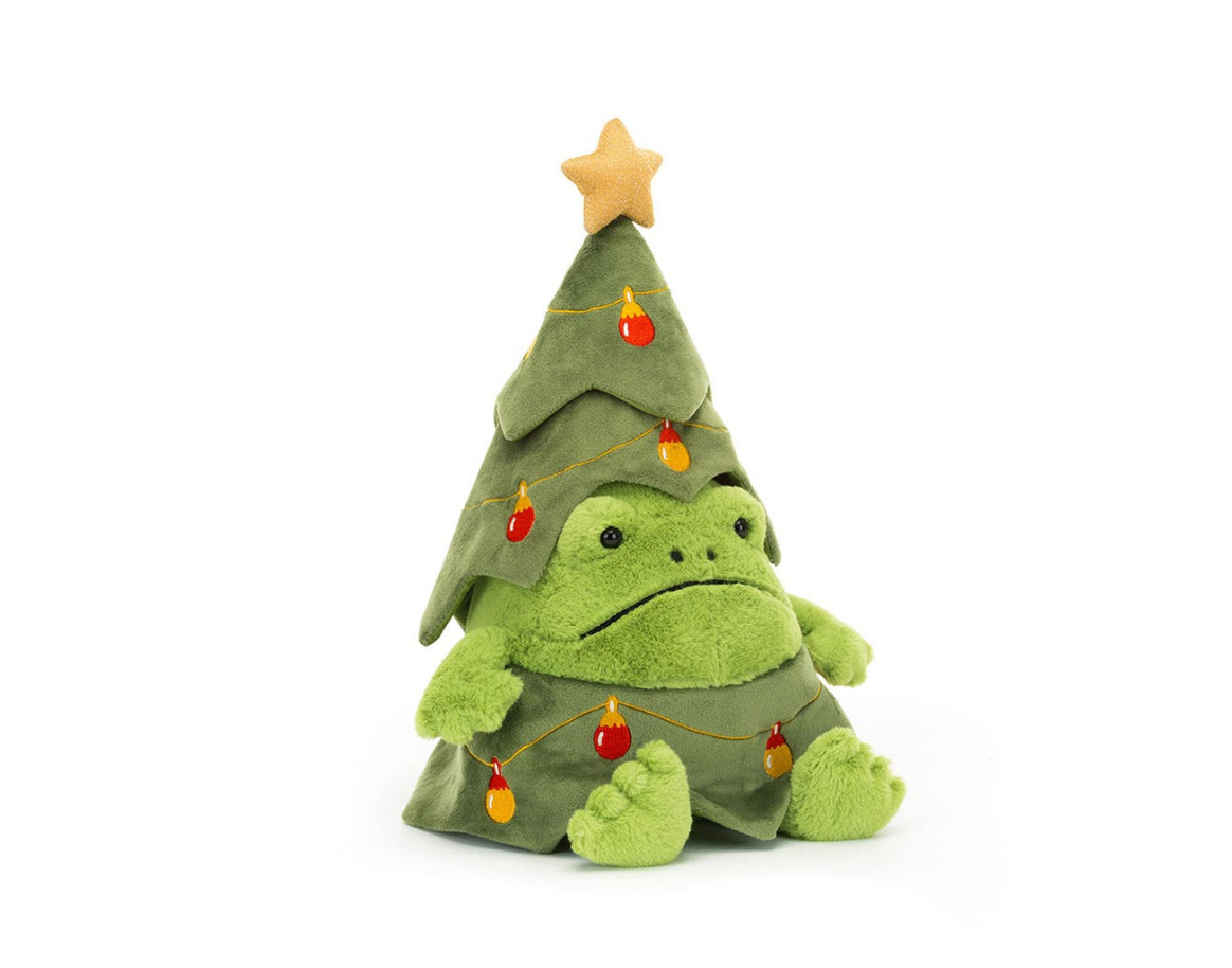 CHRISTMAS TREE RICKY RAIN FROG JELLYCAT