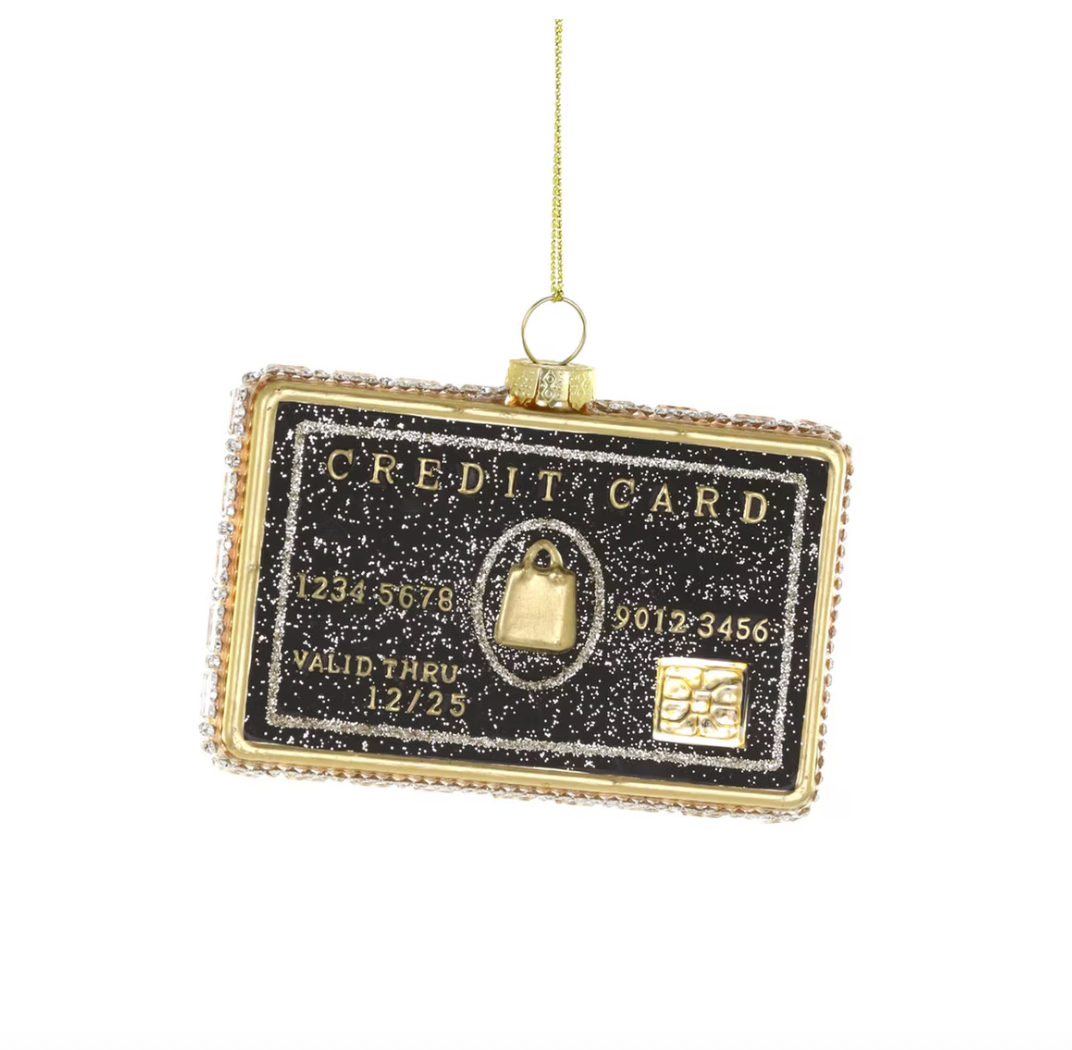 CREDIT CARD ORNAMENT