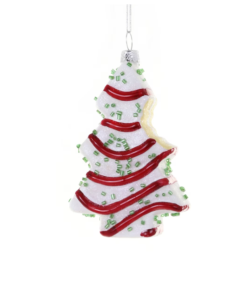 CHRISTMAS TREE W/BITE ORNAMENT