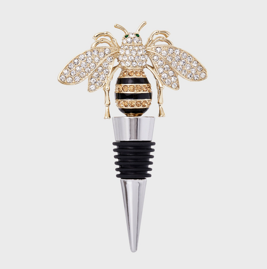 STRIPEY BEE WINE STOPPER