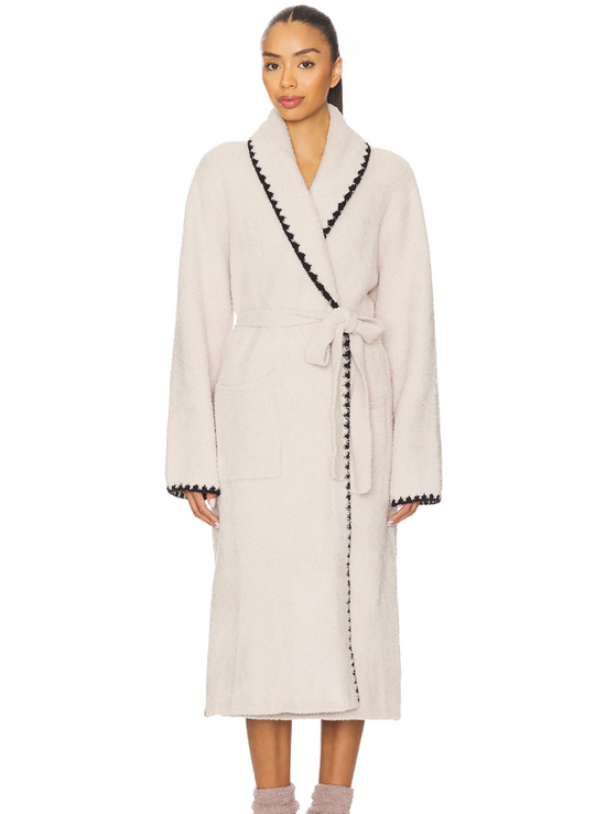 BAREFOOT DREAMS COZYCHIC BLANKET STITCH ROBE