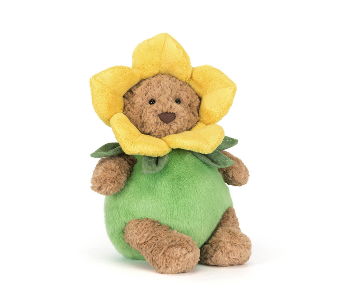 BARTHOLOMEW BEAR DAFFODIL OUTFIT JELLYCAT