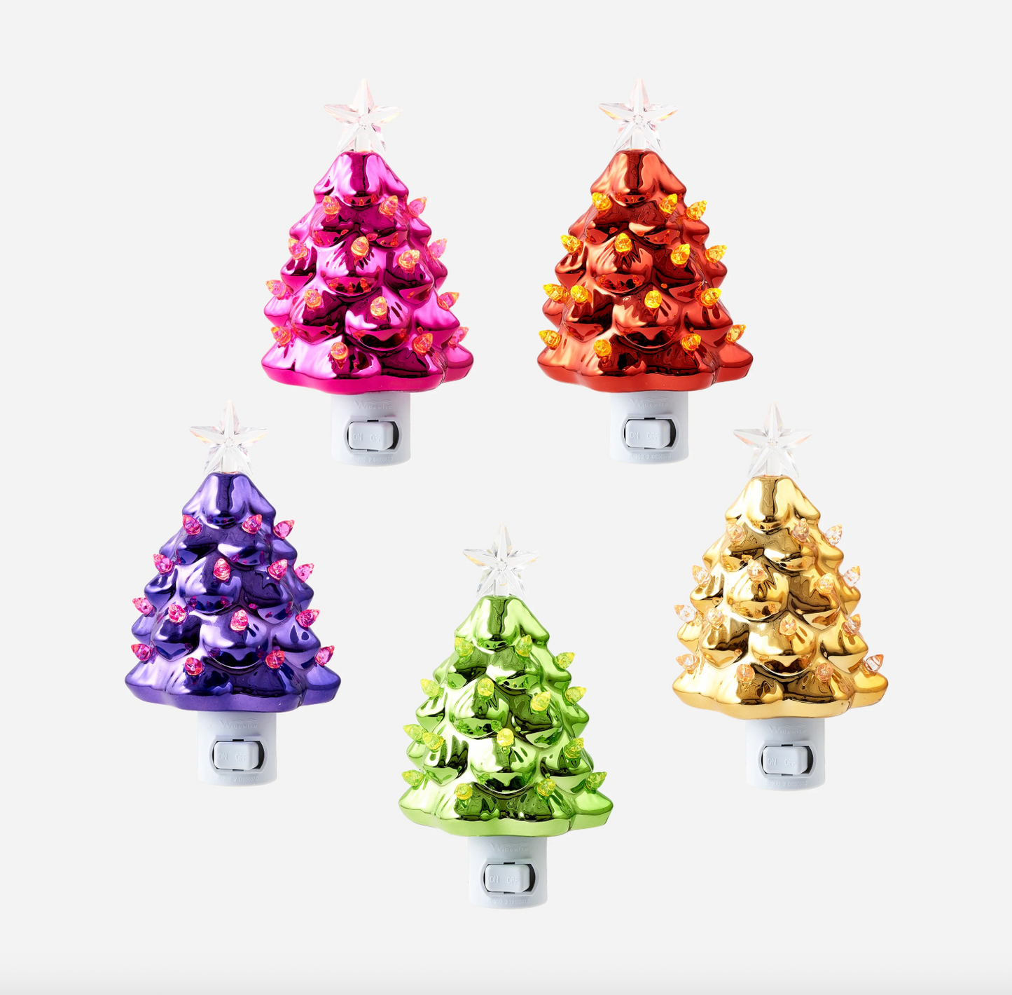 METALLIC TREE NIGHT LIGHT