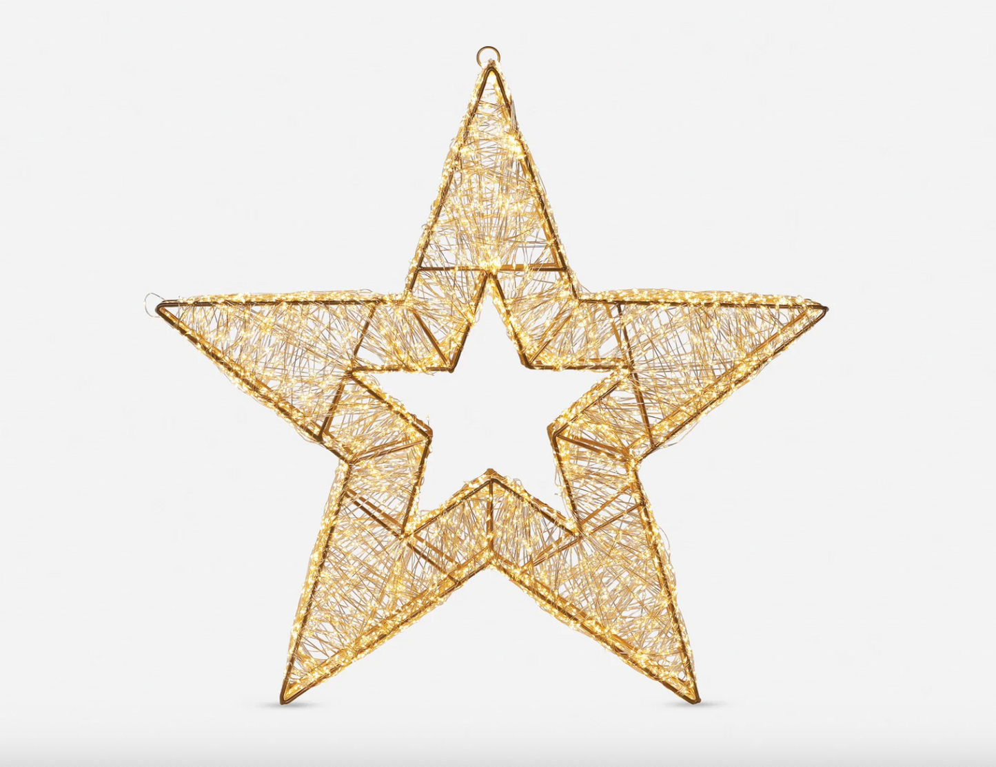 WIRE FRAME GOLD STAR