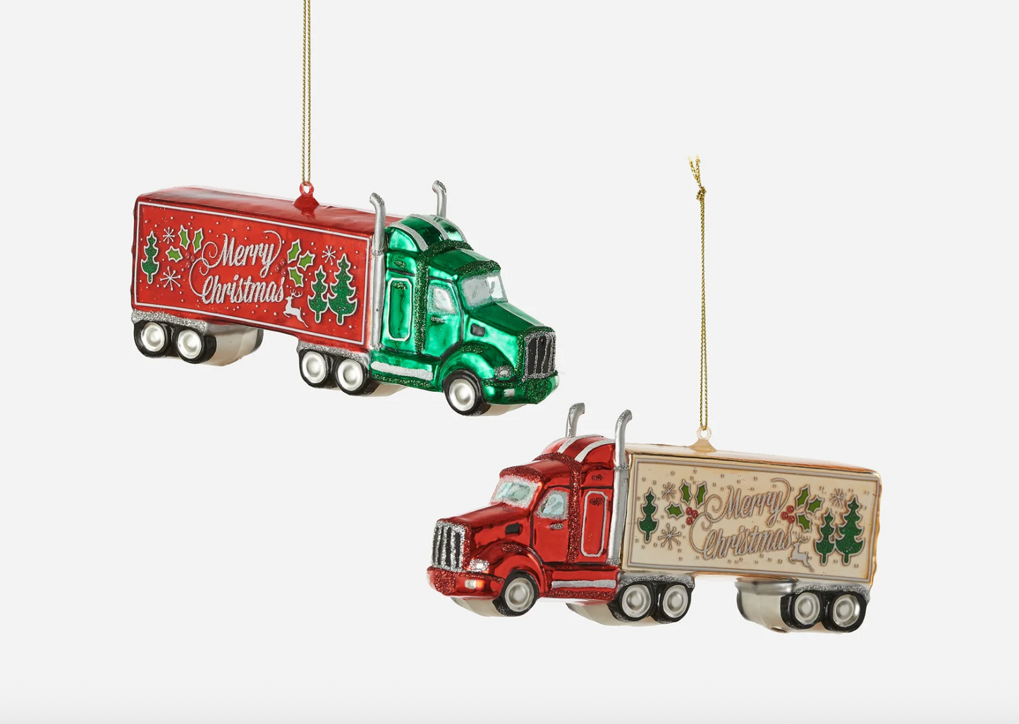 HOLIDAY DELIVERY TRUCK ORNAMENT