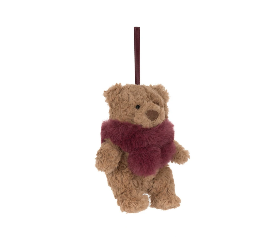 JELLYCAT BARTHOLOMEW BEAR WINTER WARMER DECORATION
