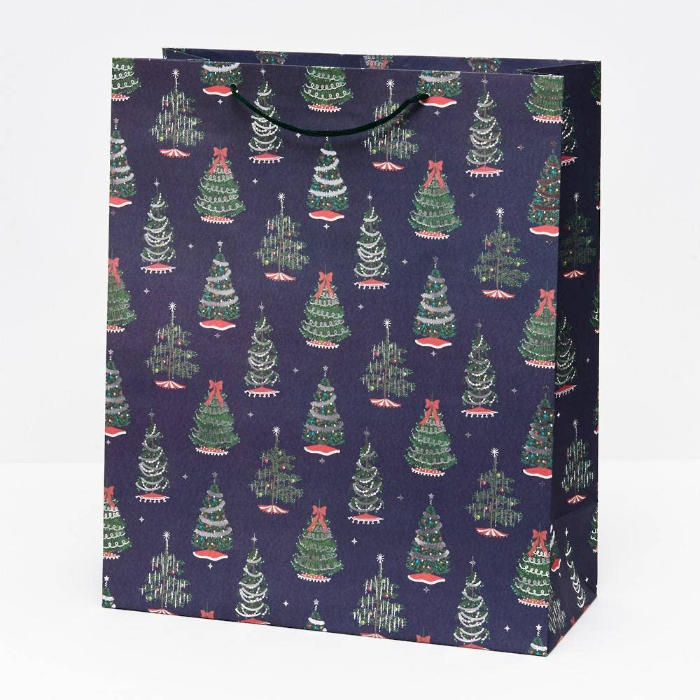 TINSEL TREE CHRISTMAS GIFT BAG - XL