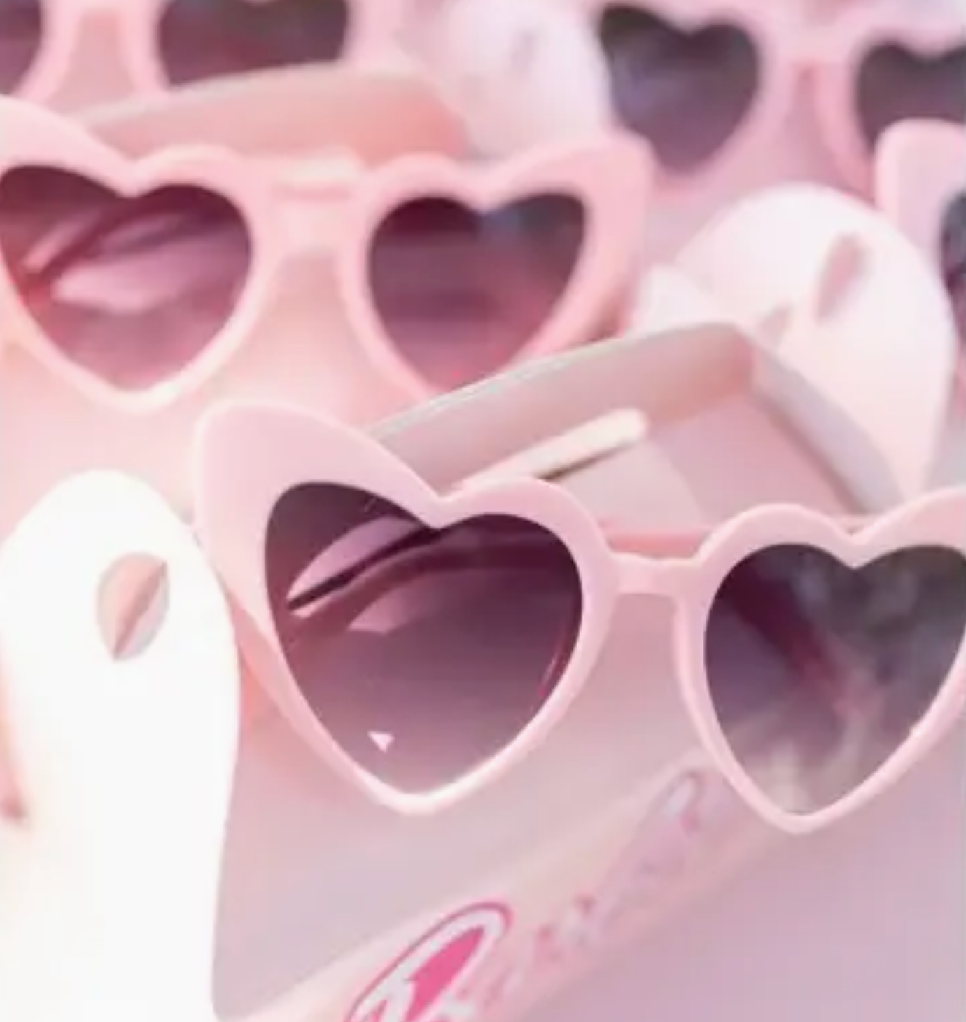 TODDLER KIDS HEART BARBIE STYLE SUNGLASSES
