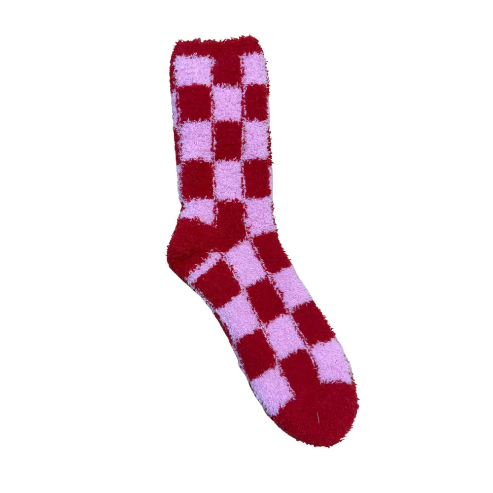LOCAL BEACH COZY SOCKS - CHECKER