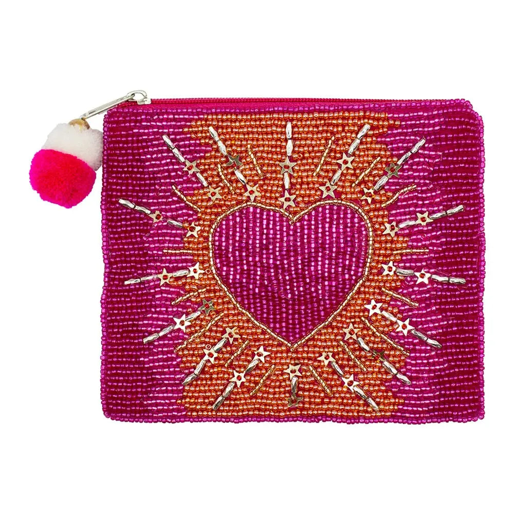 BEADED COIN PURSE
