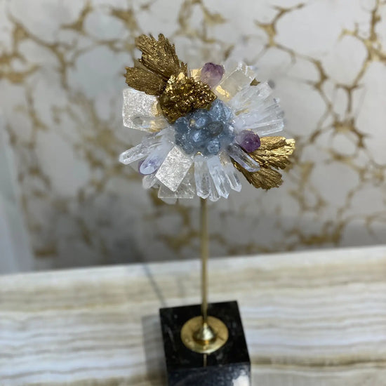 CRYSTAL CLUSTER SCULPTURE - MEDIUM