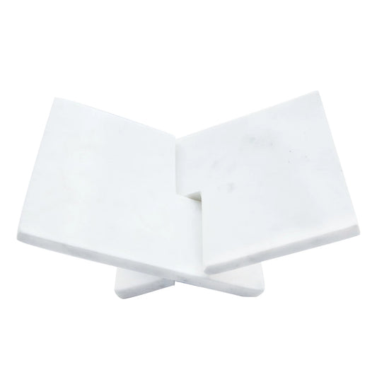 INTERLOCKING MARBLE BOOK HOLDER