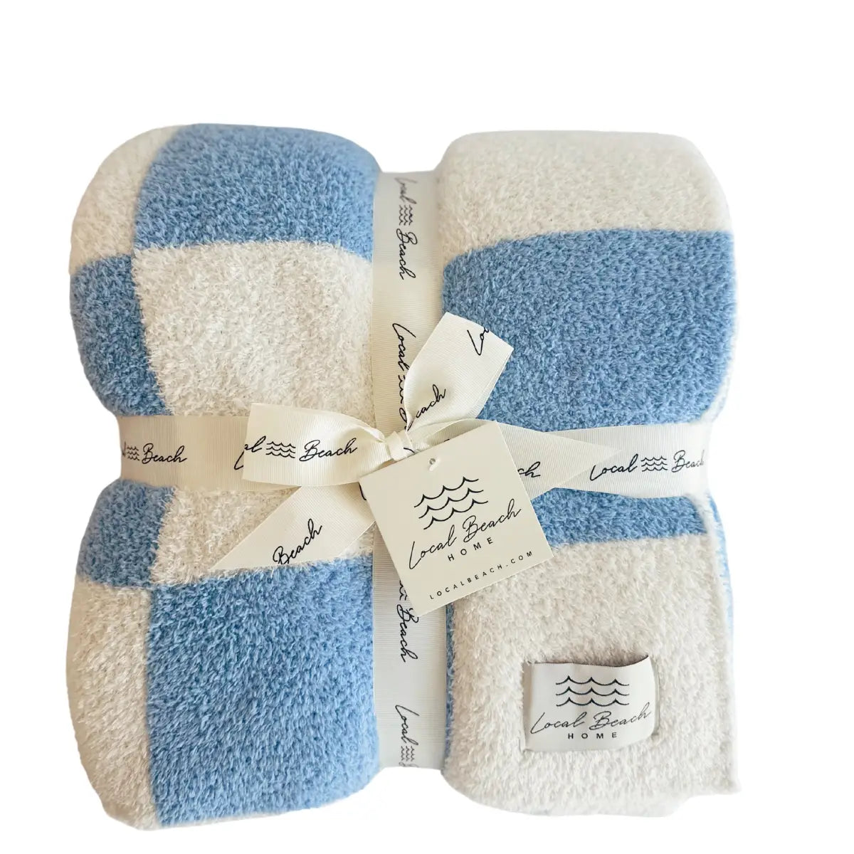 LOCAL BEACH CHECKER LUXE HOME BLANKET