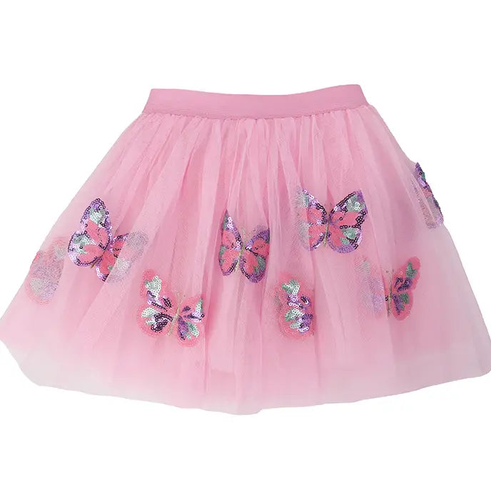 PINK SEQUIN BUTTERFLY TUTU