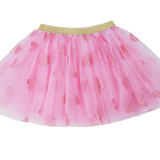 PINK GLITTER HEART TUTU