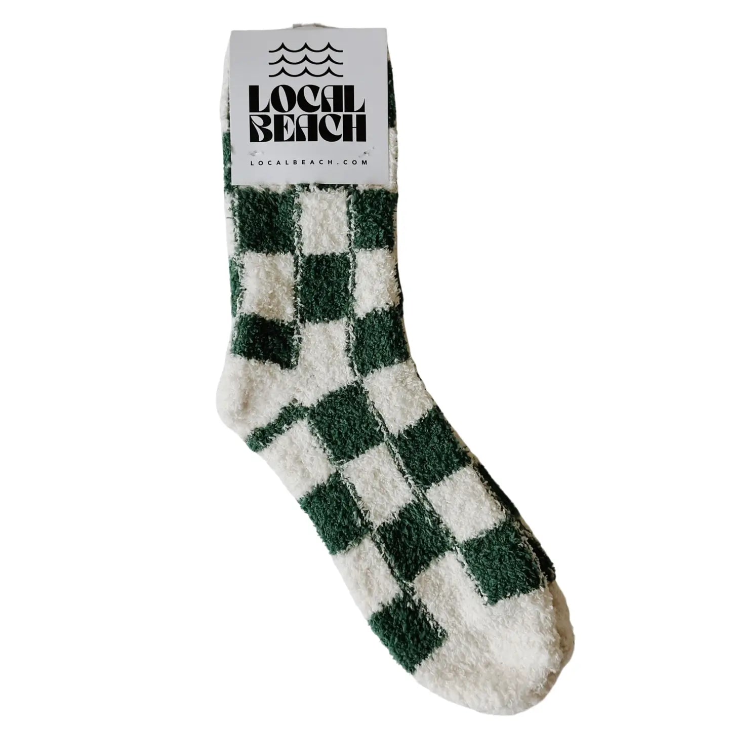LOCAL BEACH COZY SOCKS - CHECKER