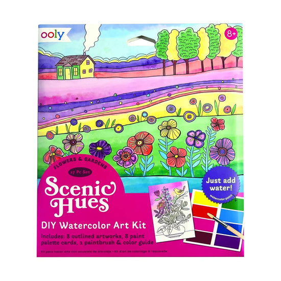 SCENIC HUES D.I.Y WATERCOLOR KIT