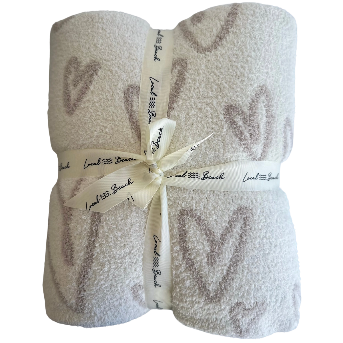 LOCAL BEACH HEART LUXE HOME BLANKET