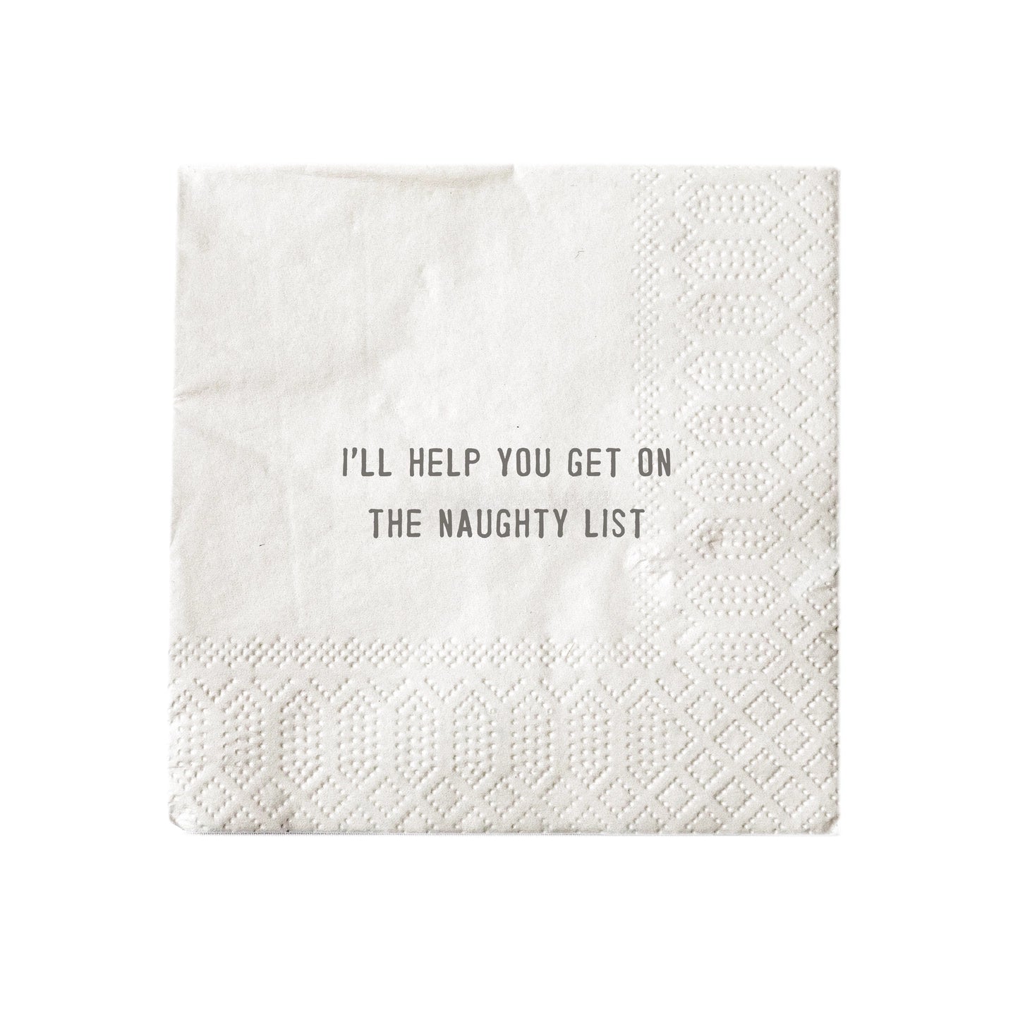 HOLIDAY COCKTAIL NAPKINS