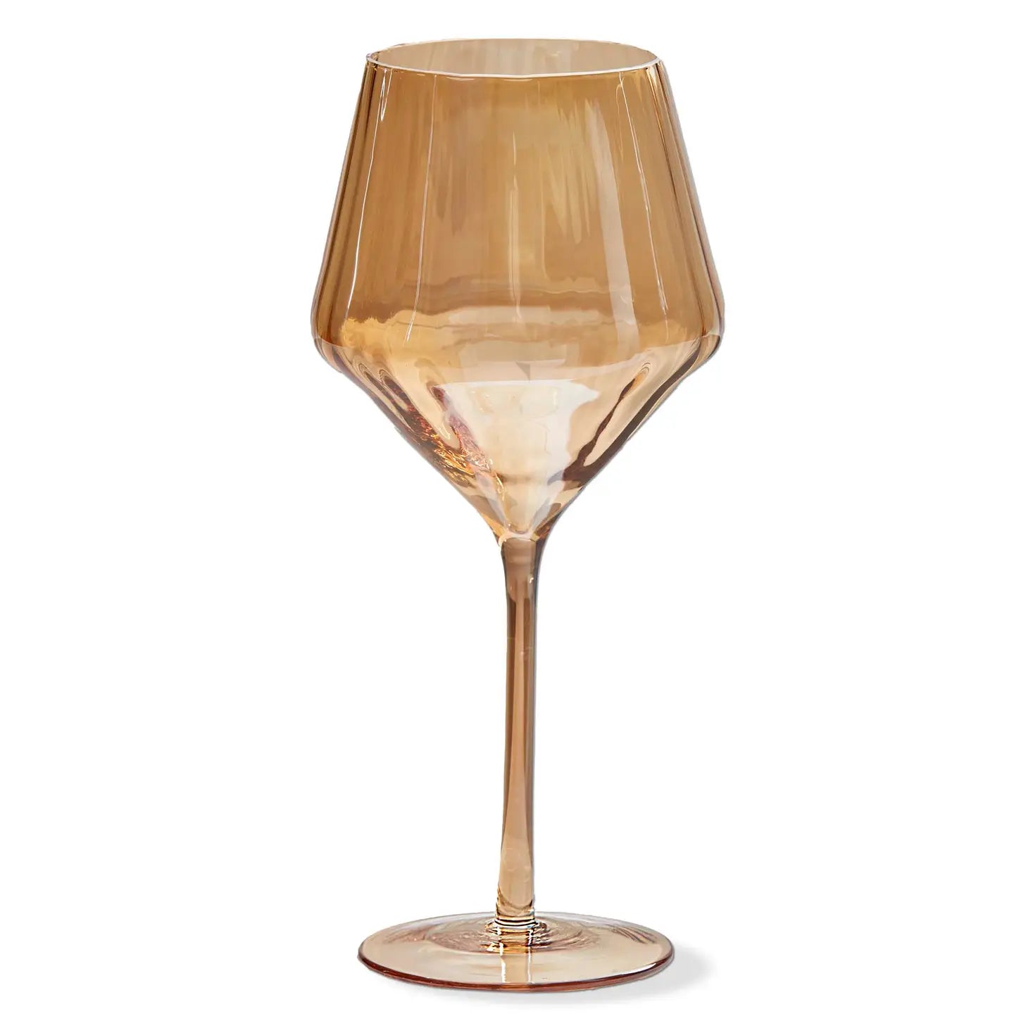 CHELSEA IRIDESCENT AMBER WINE GLASS
