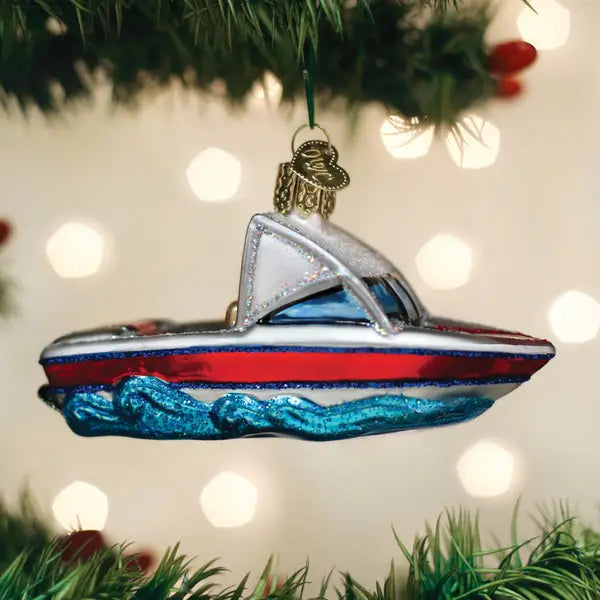 SPEED BOAT ORNAMENT