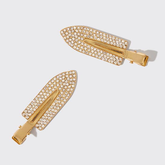 CREASELESS CLIPS - GLAM RHINESTONE