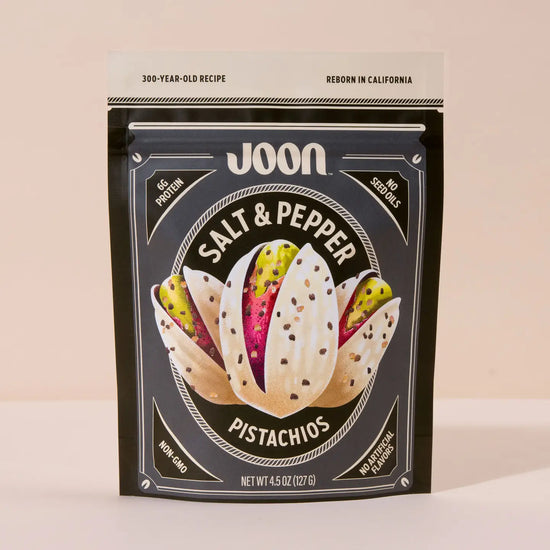 JOON SALT AND PEPPER PISTACHIOS