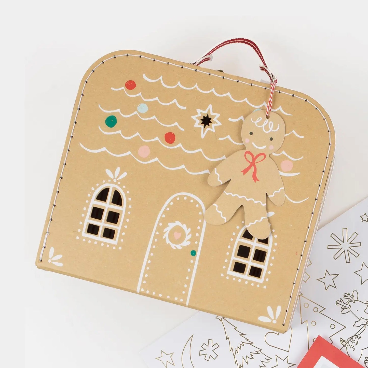 GINGERBREAD CHRISTMAS EVE SUITCASE MERI MERI