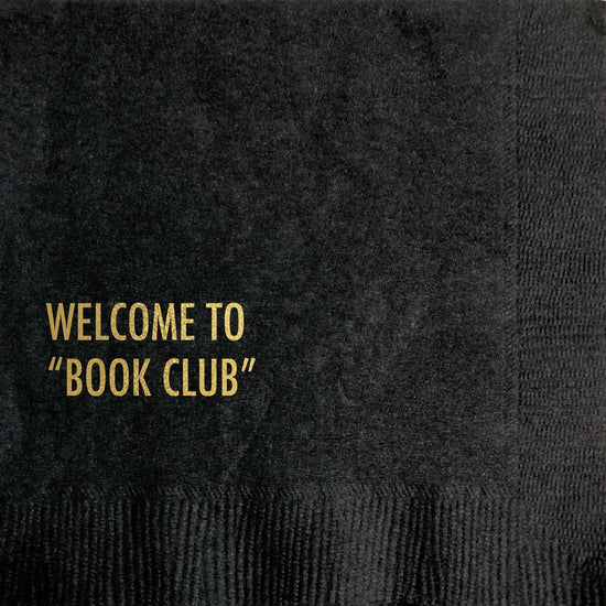 WELCOME TO BOOK CLUB COCKTAIL NAPKINS