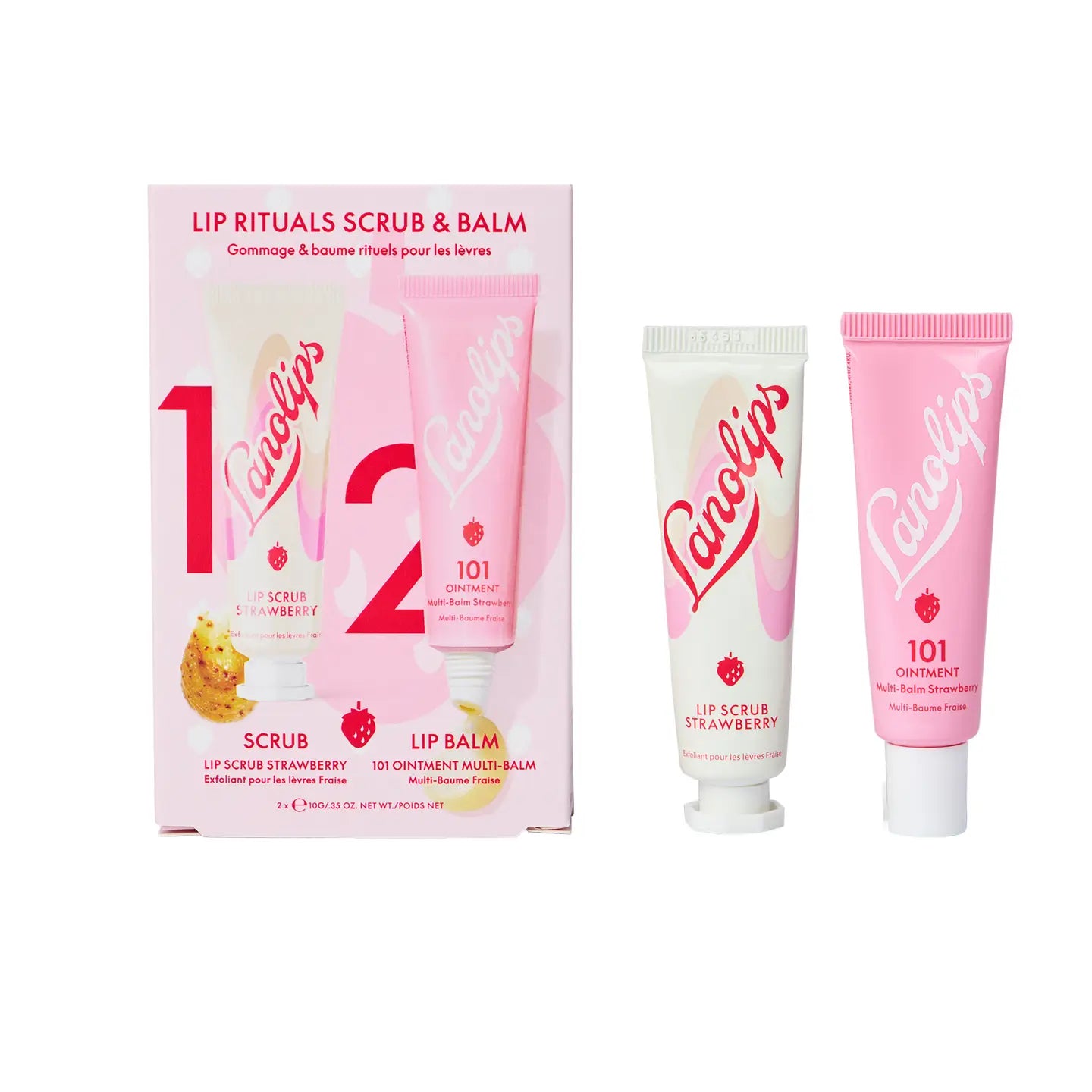 LIP RITUALS SCRUB & BALM STRAWBERRY