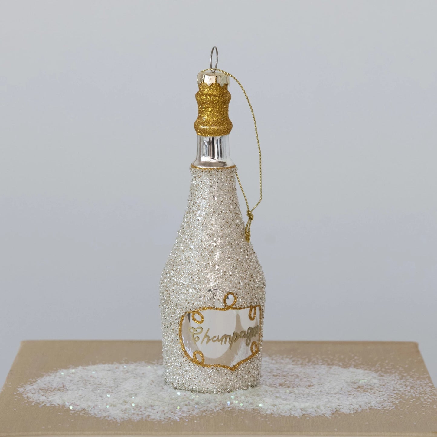 CHAMPAGNE BOTTLE ORNAMENT