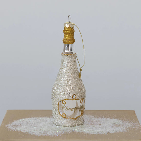 CHAMPAGNE BOTTLE ORNAMENT